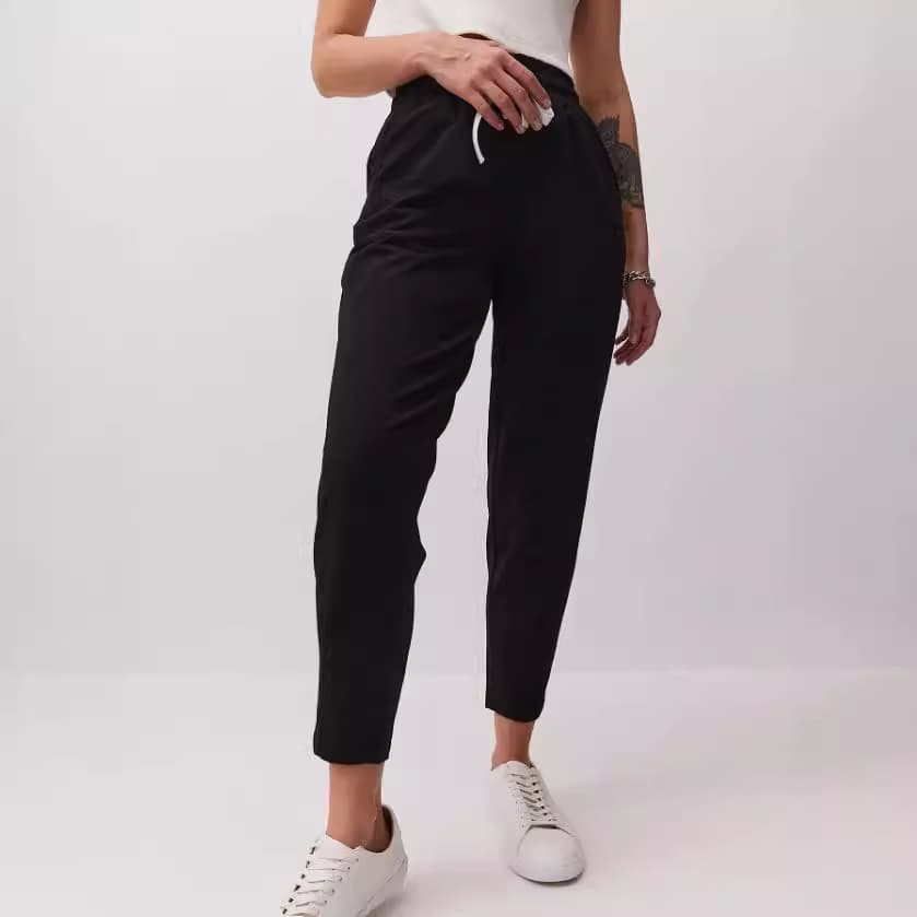 Amazon OZON Cross-border Women's Sports Pants with Pockets High Waist Fitness Yoga Joggers Casual Pants