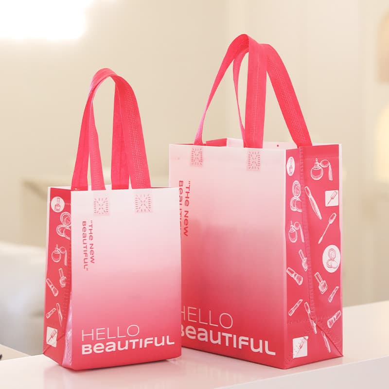 Cosmetics Handbag Non-Woven Fabric Gift Bag Clothing Store Tote Bag Beauty Salon Bag Customizable with Logo