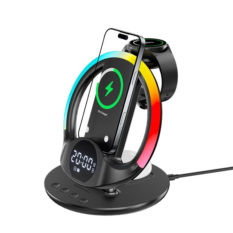 Private Mold Multi-Function Wireless Charger for Apple Samsung Phone Watch Earphone Fast Magnetic