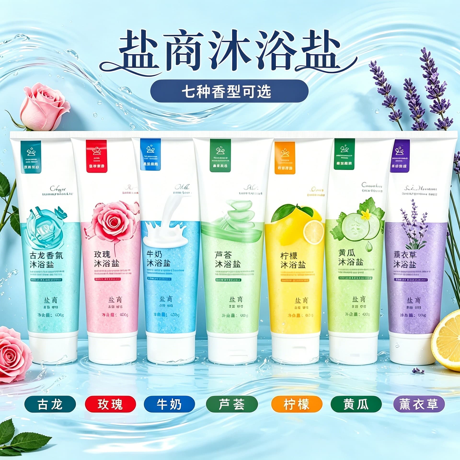 Yanshang Bath Salt Milk Bath Salt for Shower and Bath, Home Use, Can Be Used for Scrubbing and Soaking, Fragrant Bath Salt Manufacturer Wholesale for Bathing
