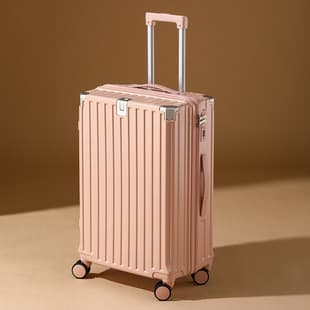 High-End Luggage Zipper Travel Suitcase Universal Wheel Student Men Women Trolley Case Large Capacity Password Box Durable Suitcase