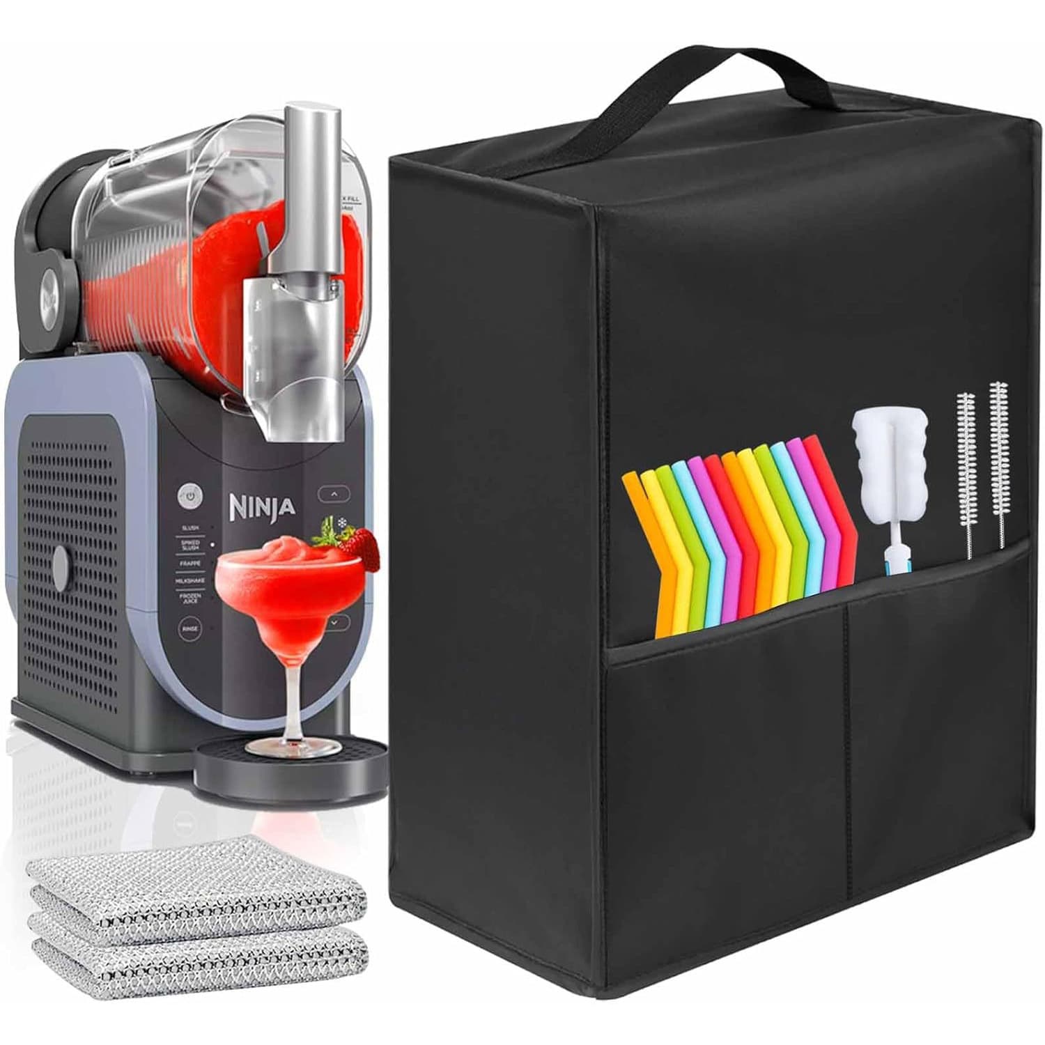 2025 New Slushie Machine Dust Cover, Heat-Resistant Waterproof Dustproof 600D Nylon Home Dust Cover