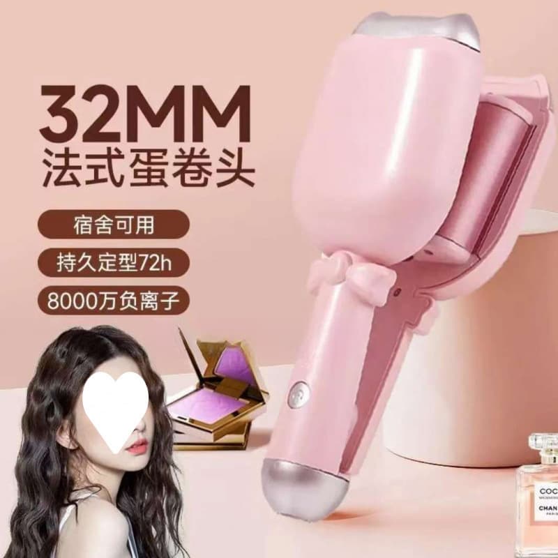 New Egg Roll Curling Iron Long-Lasting Waves Large Water Ripple Curls Egg Roll Curling Iron