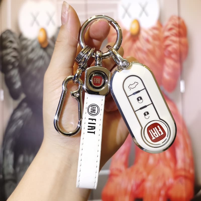 Suitable for Fiat 500 key cover FIAT Boyue bravo Iveco Wolfson 500L car bag buckle 500X set