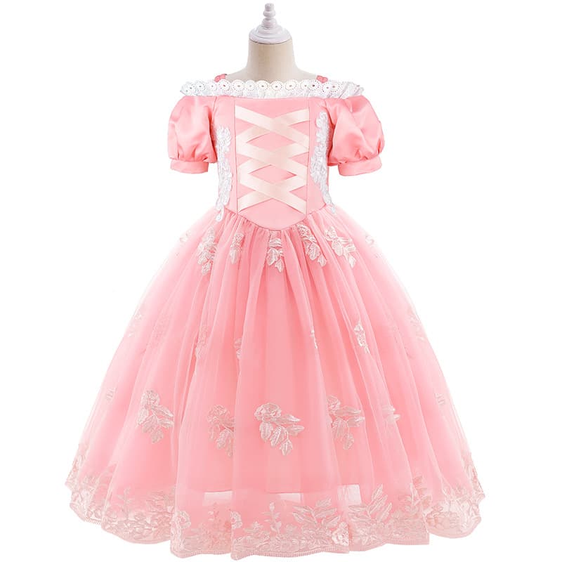 2024 New Export Children's Sofia Long Hair Princess Dress Girls Princess Dress Performance Gown In Stock