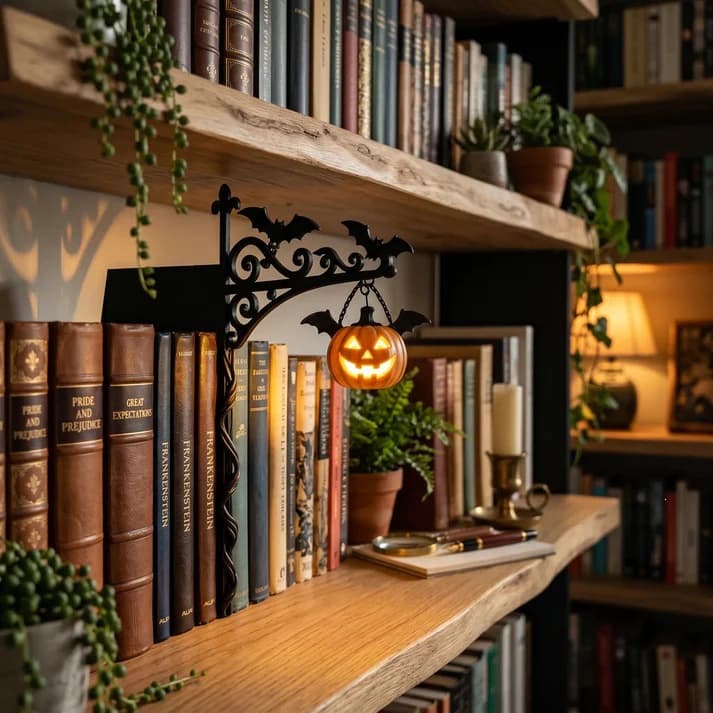 Cross-border hit Halloween Edition Library Shelf Lanterns