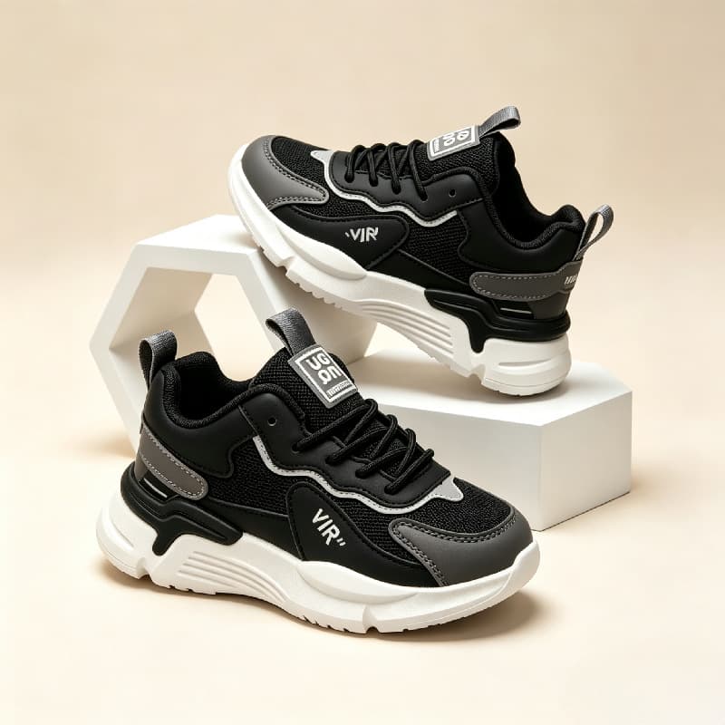New children's shoes 32-37 ultra-light, breathable, wear-resistant, soft-soled sports shoes for boys, stain-resistant, versatile, non-slip, middle-aged children's running shoes