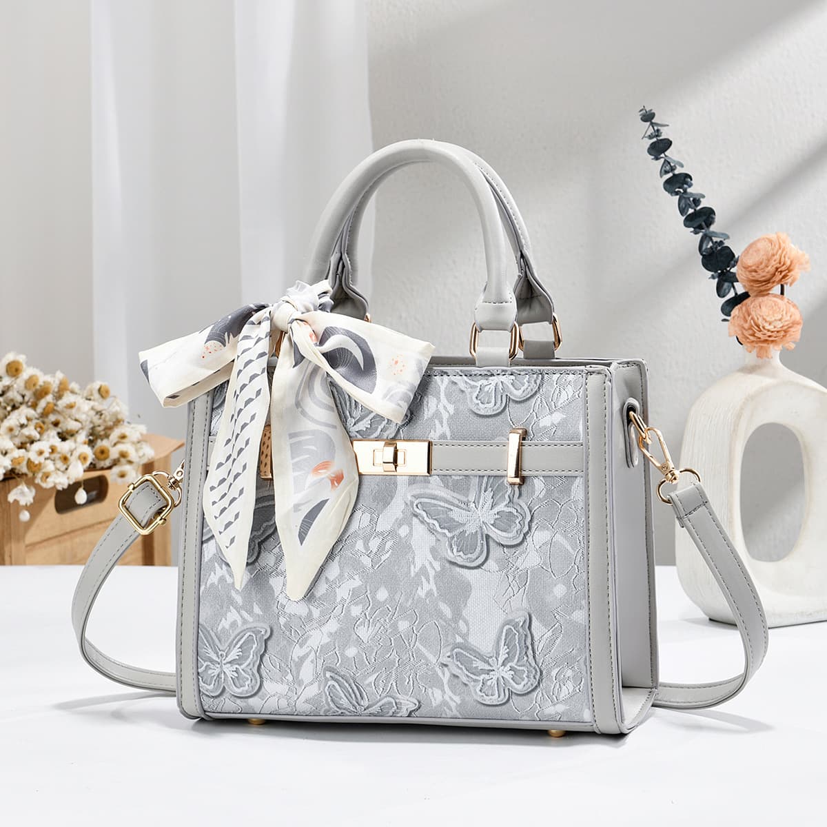 High-end textured bags for women, new Mother's Day bags, embroidered handbags, printed one-shoulder cross-body evening bags