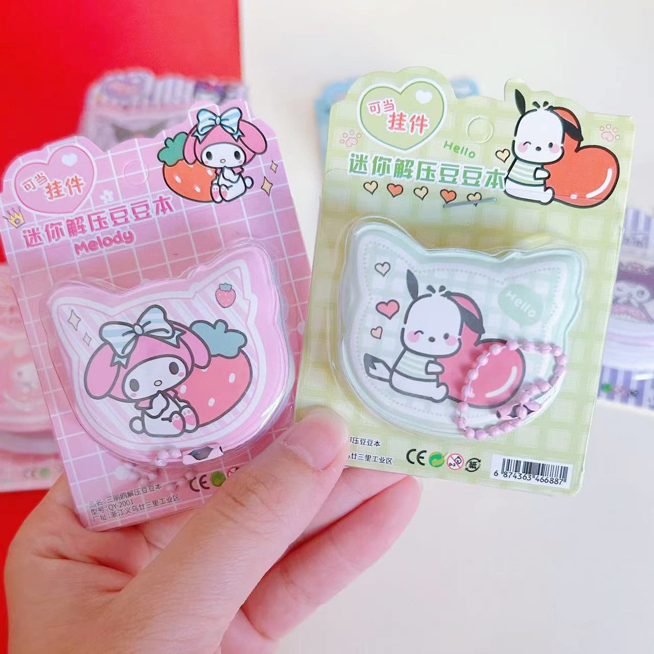 Cartoon Notebook Cute Pet Cute Unzip Sharing Notebook Kuromi Student Portable Small Notebook Pocket Notebook