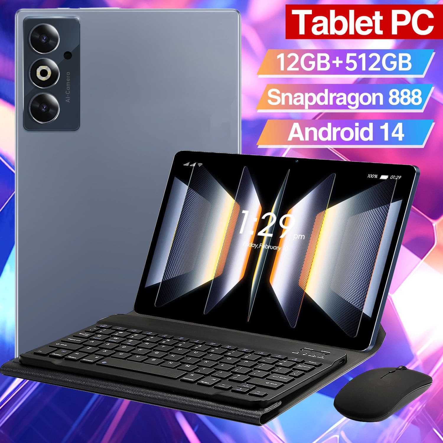 Cross-border 2025 new S25 spot large screen smart WiFi Bluetooth 10-inch gaming tablet manufacturer wholesale