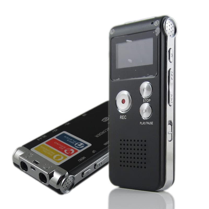 Portable Digital Recorder for Student Conferences, MP3 Format, Long Standby Time, Remote Playback and Recording Capabilities