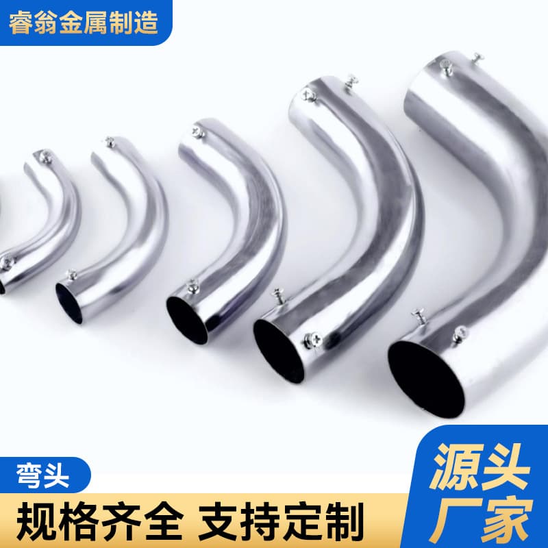 Factory Stock Conduit 90-Degree Elbow Large Sweep Bend Galvanized Set Screw Locking Sleeve