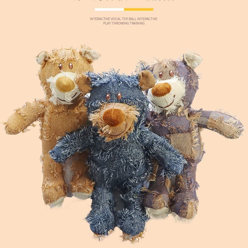 Pet Supplies Squeaky Chew Resistant Dog Toy Cat Dog Plush Toy Cartoon Pet Toy Manufacturer