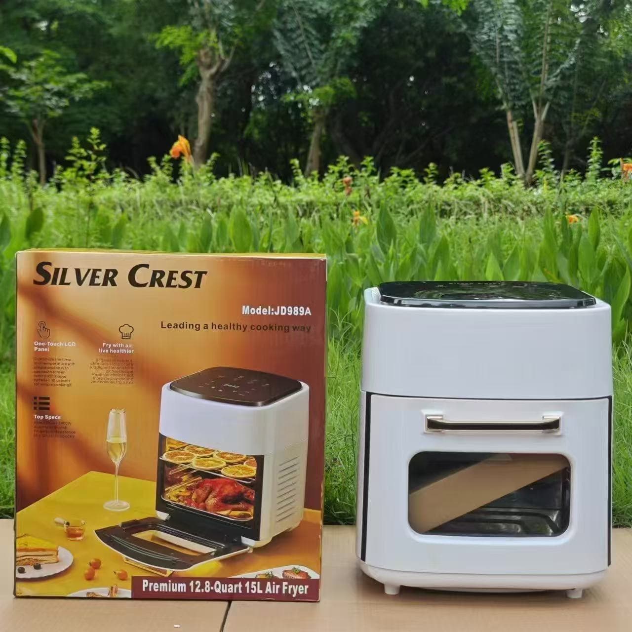 15L Air Fryer Multi-function Large Capacity Automatic Visual Smart Electric Oven