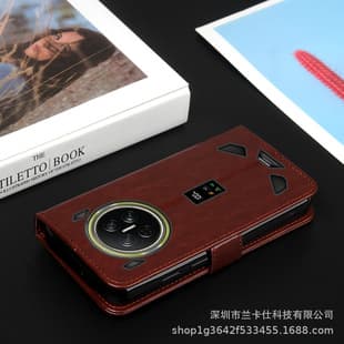 Flip Leather Case for Doogee V Max2, Business Protective Cover for Doogee V Max2 PRO