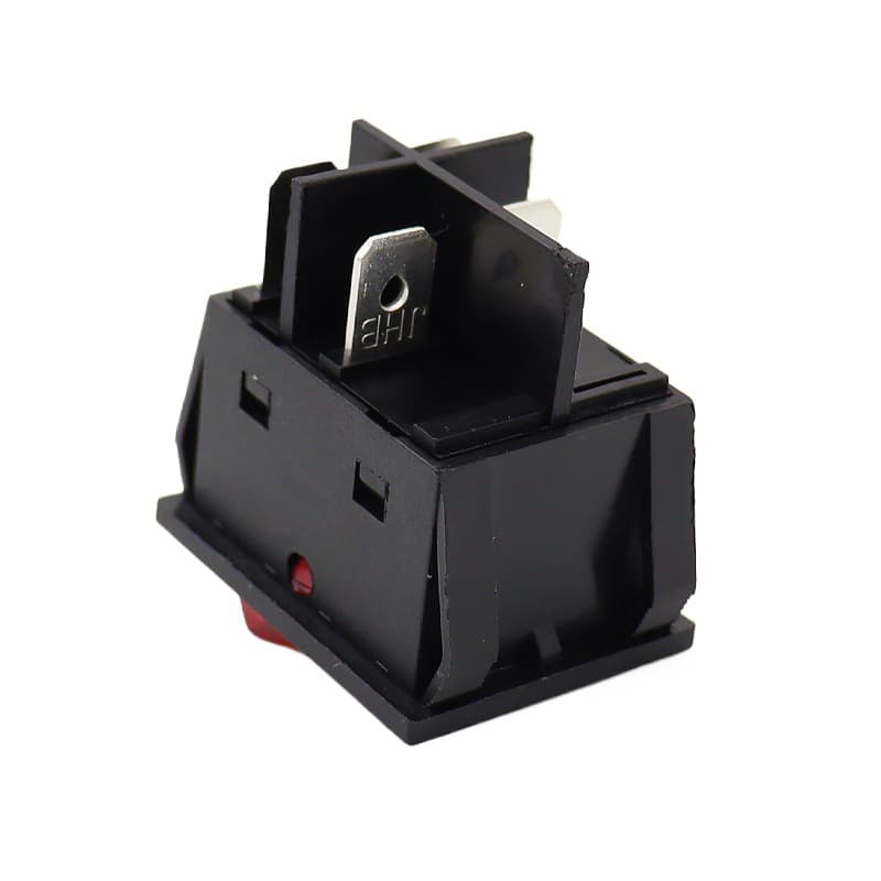 30A Illuminated Boat Rocker Switch 4-Pin 2-Position Power Switch for Electric Cooker Welding Machine High Current Boat Switch