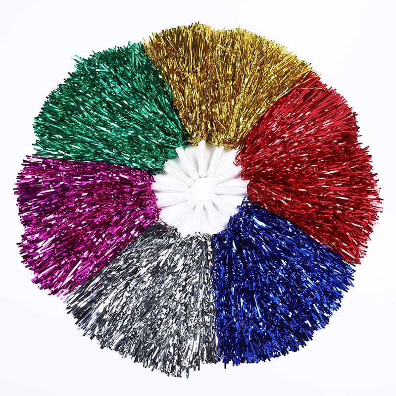 Pom-poms for Children's Day dance competitions, cheerleading pom-poms, and pom-poms for aerobics meets.