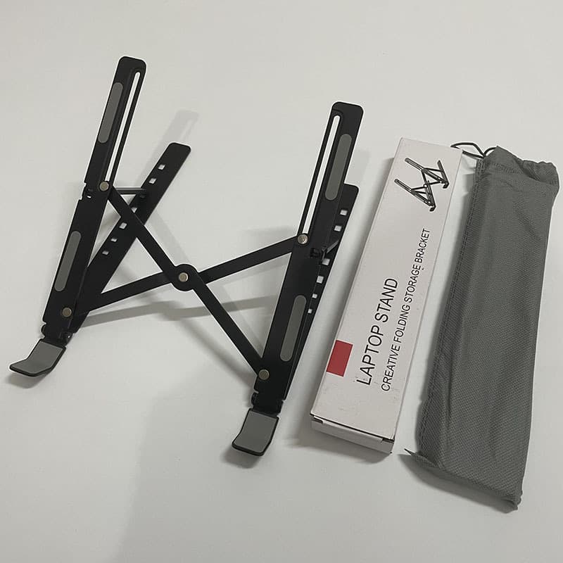 Cross-border Laptop Stand Bracket Desktop Riser Cooler Foldable Portable Support with Tablet Fan