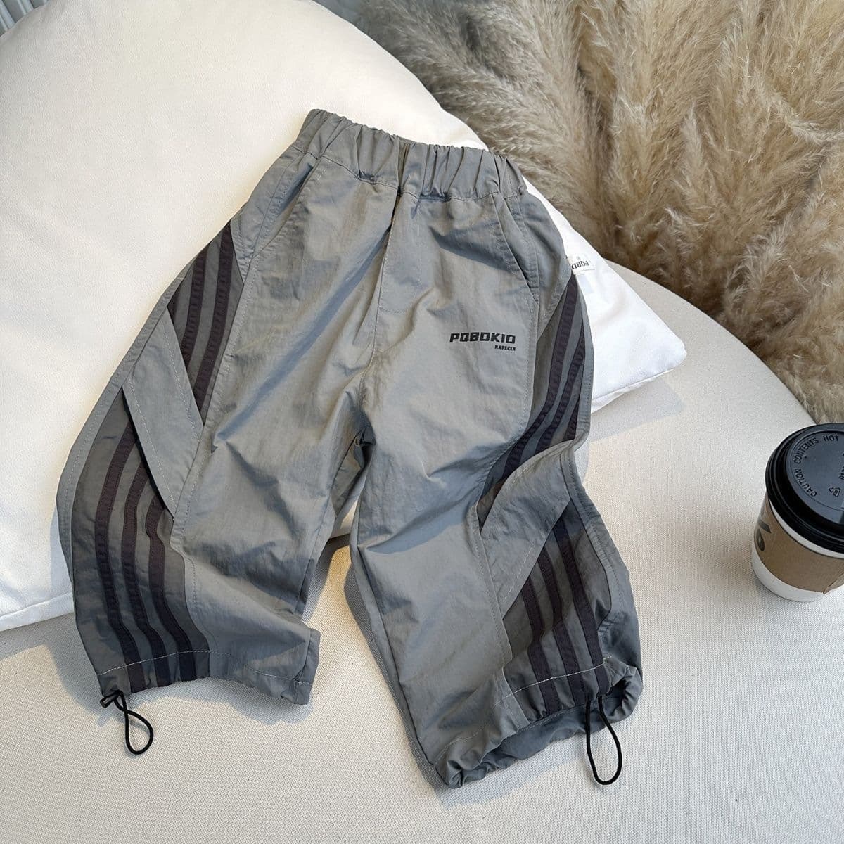 Boys' summer thin sports pants 2026 new handsome children's summer trousers men's loose straight pants trendy