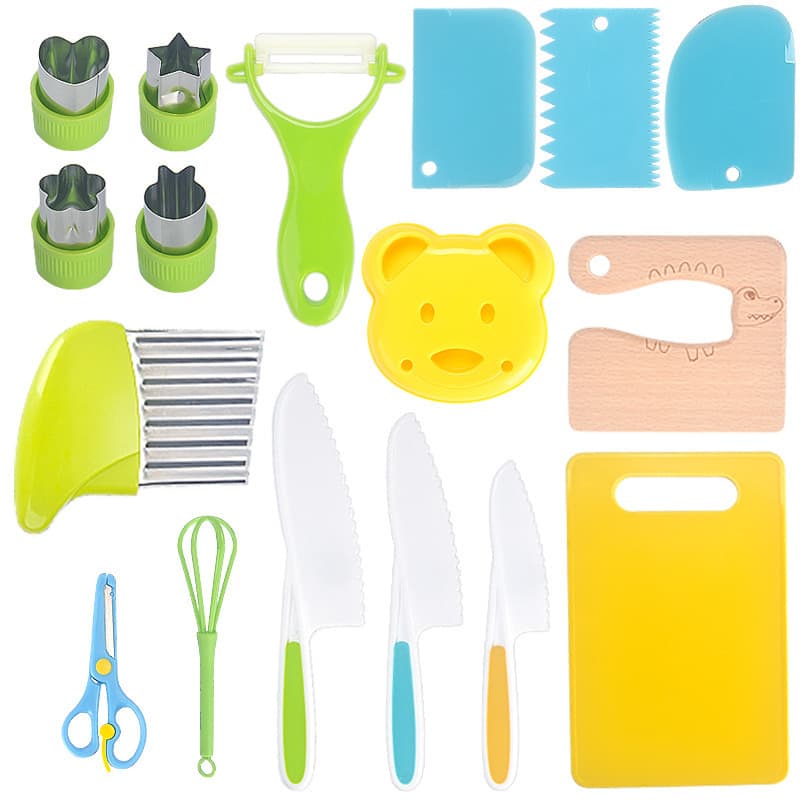 Children's Plastic Knife, Early Education Plastic Knife, Cake Knife, Fruit Knife, Non-Cut Hands, Kids Knife Set