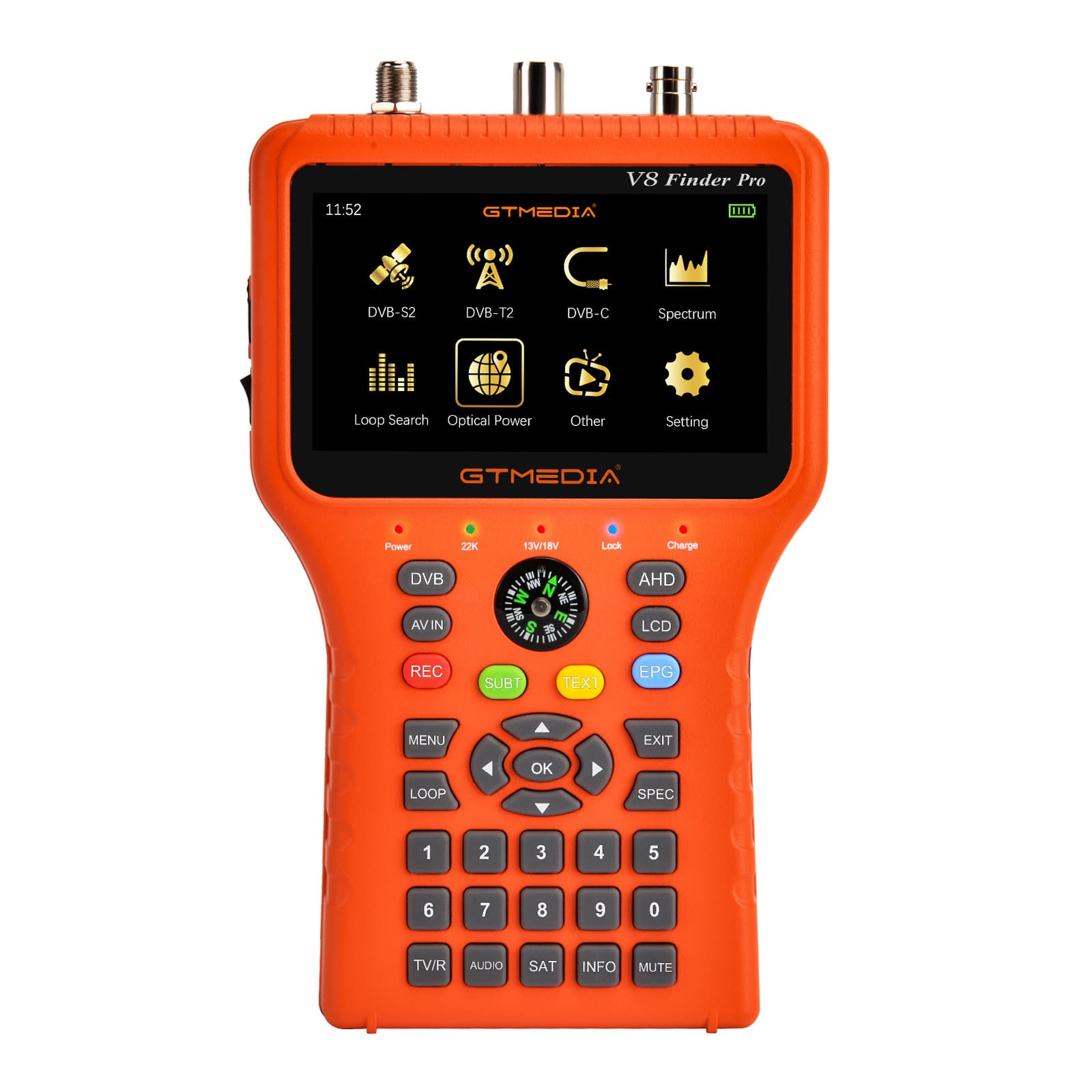 Satellite Finder DVB-T2/S2/C Combo SAT SF-8000gecne Receiver