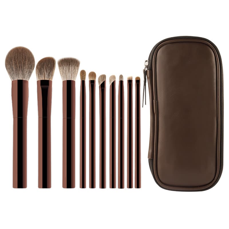 HG Hourglass Brush Set Portable with Brush Bag Animal Hair Cangzhou Brushes
