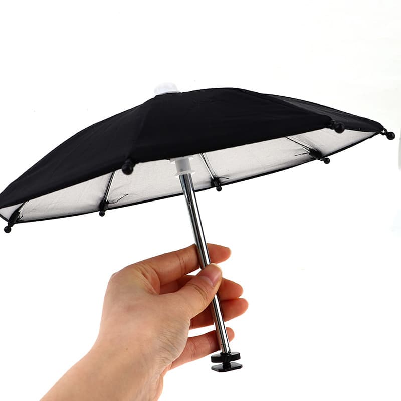 Camera/Phone Sunshade Hot Shoe Umbrella for DSLR/Mirrorless Photography Gear, Dustproof Vehicle Sunshield