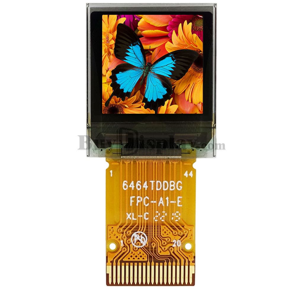 0.6-inch color OLED display/display module/64x64 dot matrix/SSD1357