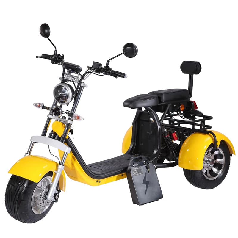 EEC Harley Electric Tricycle 60V 20Ah Lithium Golf Cart Adult Leisure Mobility Scooter