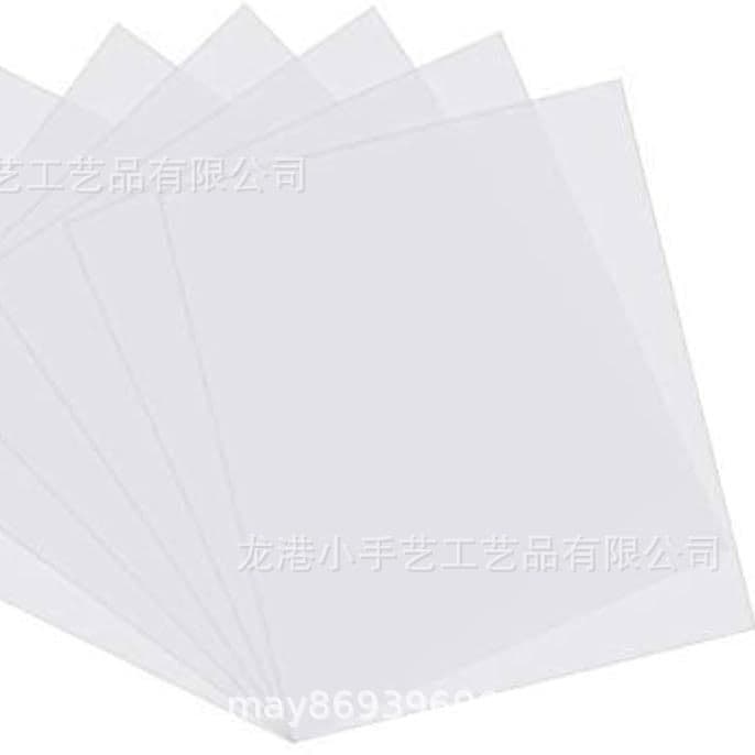 Labeling Drop Shipping 10 Pieces 12 Inch 10 Mil Blank Template Materials A4 Milky White Translucent PET Square