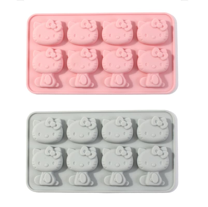 8 Cute Cat Cartoon Plaster Mold Doll Kuromi Crystal Epoxy Resin Handmade DIY Epoxy Mold