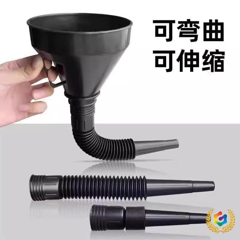 ⇗ New fuel funnel with filter for cars and motorcycles, suitable for adding oil, transmission fluid, and water.