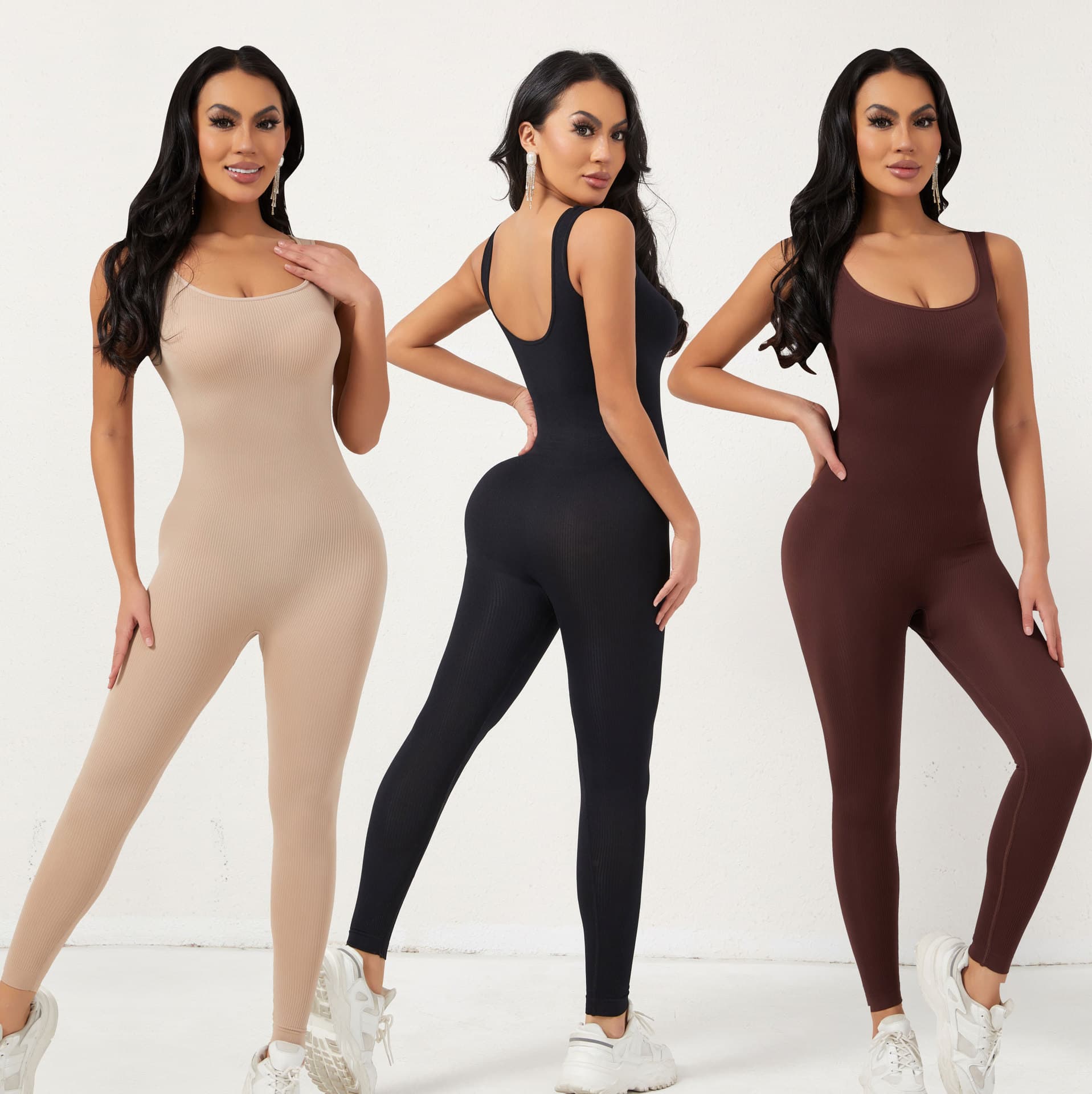 Shapewear Bodysuit for Women Push-up Chest Postpartum Tummy Control Bodysuit Long Pants Waist Slimming Hip Lifting Body Shaper
