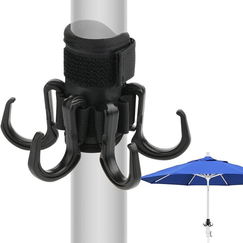 Cross-border outdoor patio beach hooks, beach umbrella anchor hooks, patio umbrella corner hanging accessories
