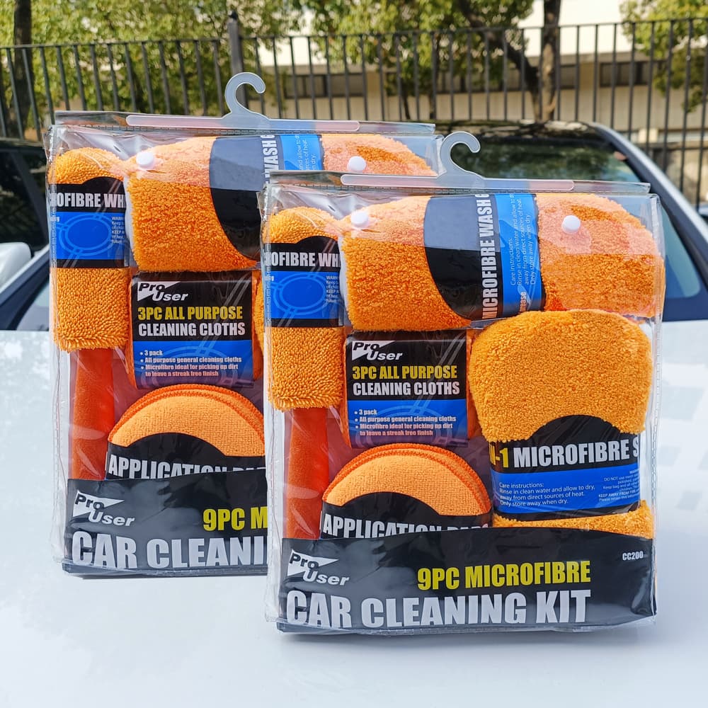Car wash beauty cleaning 9-piece set car wash shop supplies tools car wash towel cloth sponge wax cake wheel hub brush