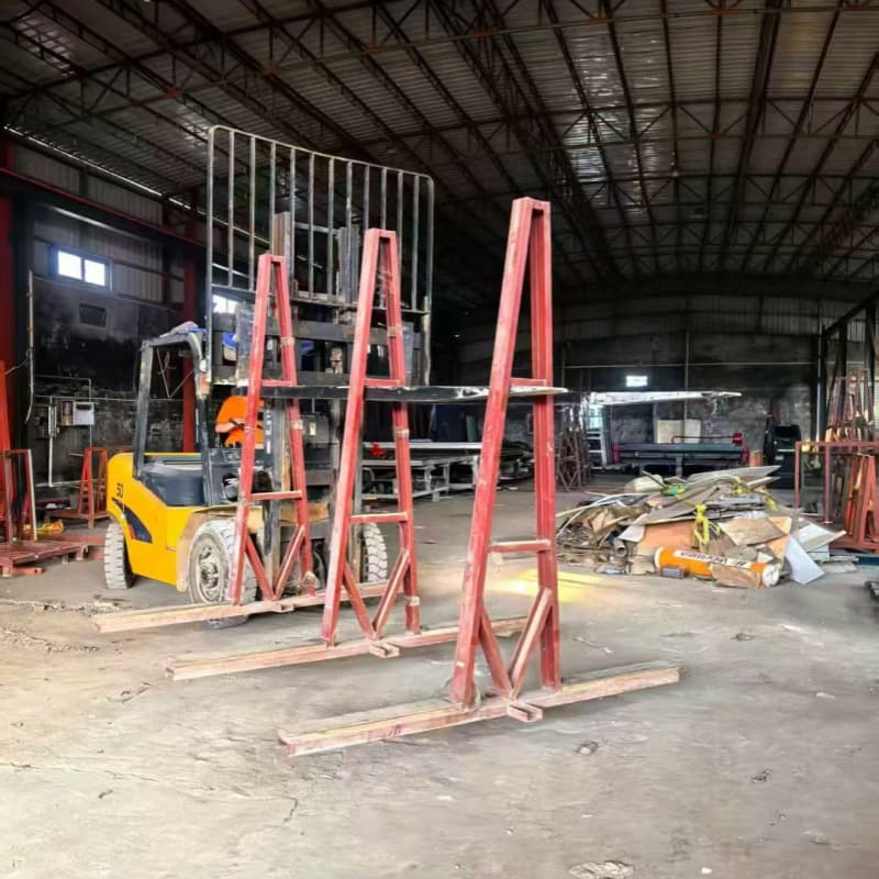 Guangdong 15 pairs of A-frames, 1200 1200 830 finished L-frames 130 pieces, glass tools, glass edge grinding