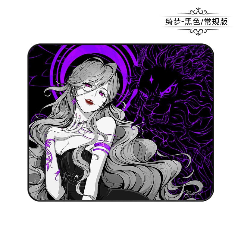 New High-Appearance Anime Cartoon Qimeng Anime E-Sports Gaming Mouse Pad Small Office Computer Desktop