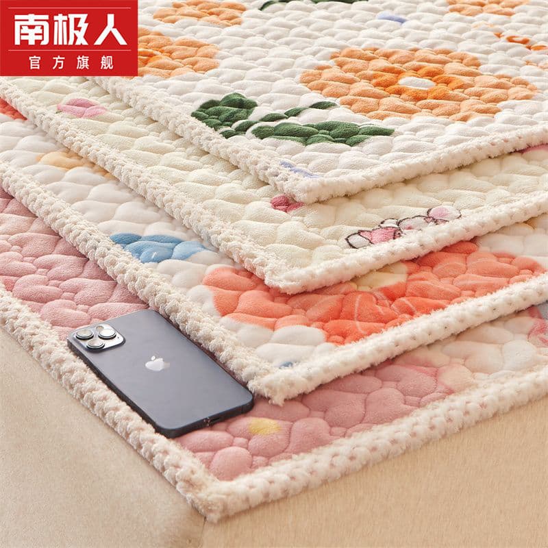 Milk Fleece Bed Sheet Mattress Base, Flannel Mattress Cover Protector, Tatami Source Factory Wholesale, Cross-Border Supply