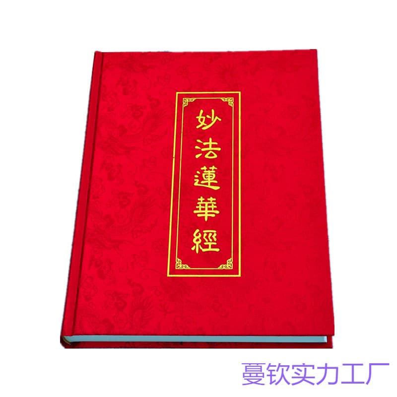 Deluxe Lotus Sutra Dharma Flower Sutra Hollow Character Copying Book Pinyin Reading Book Calligraphy Tracing Book Can Be Paired with Copying Pen