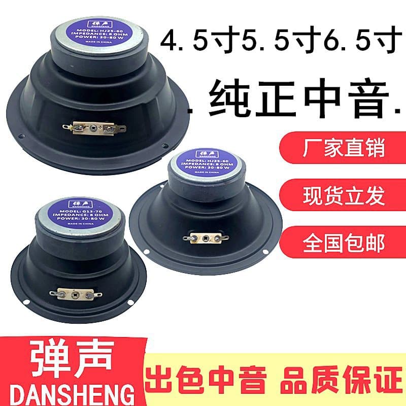 Midrange Speaker 3 inch 4.5 inch 5 inch 5.5 inch 6.5 inch Dan-Sheng Midrange Speaker Three-Way Midrange Speaker