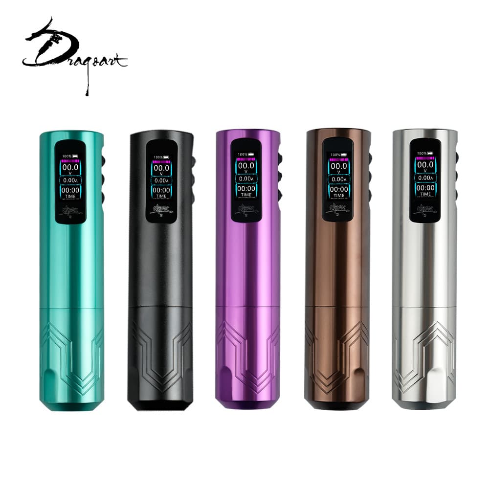 Dragon Artist Tattoo URB-2 Wireless Battery Pen LED Color Screen Motor Machine High-Looking Tattoo Machine Tattoo Pen