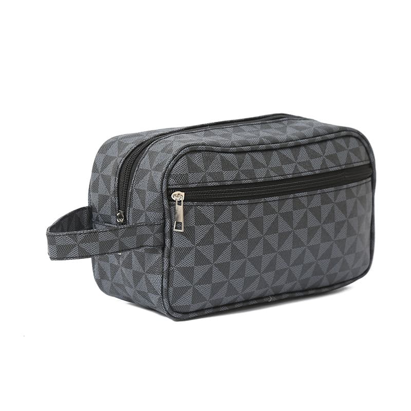 Cross-border trade diamond pattern men's portable handbag large capacity durable casual trendy printed tote