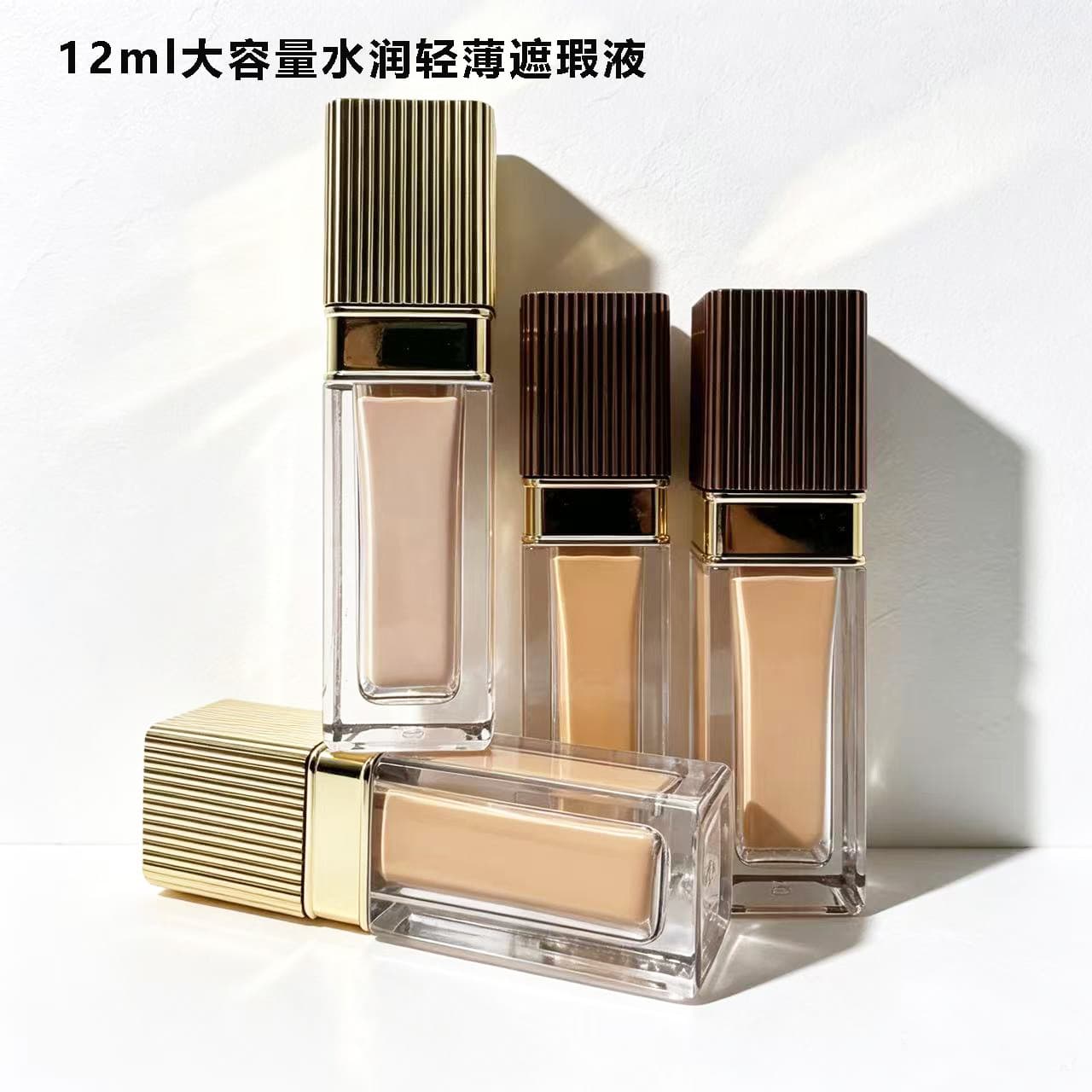 Cross-border Concealer Moisturizing Lightweight Cover Acne Scars Foundation Liquid Neutral No-logo Concealer Liquid Export Cosmetic