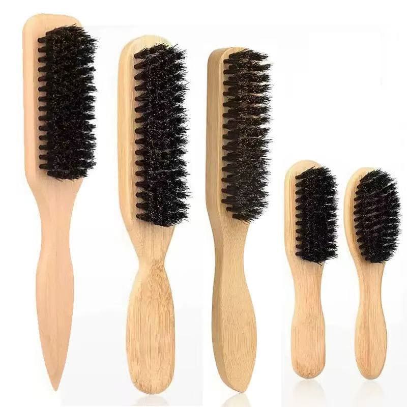 Popular Men's Hair Brush, Beard Styling Comb, Boar Bristle Beard Brush, Men's Beard Care Comb, Multi-Functional Cleaning Brush