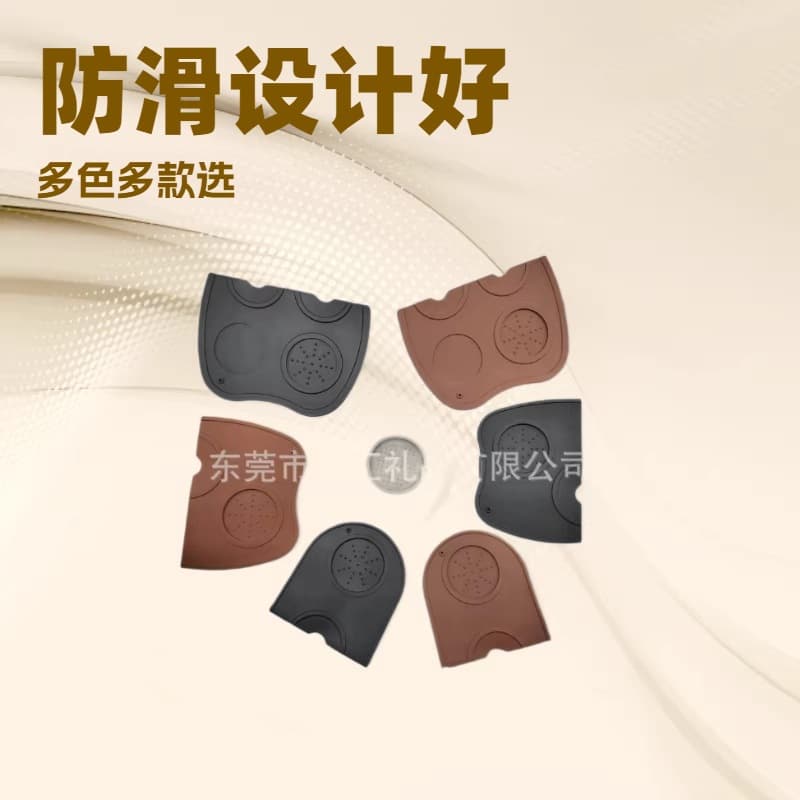 Coffee Bar Mat Tamping Mat Corner Tamper Mat Distributor Non-Slip Silicone Mat 51/53/58mm Three-Piece Set