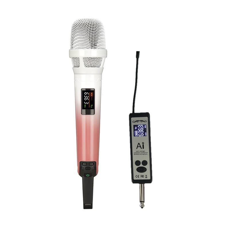 Microphone Store Promotes KTV Universal Sound Card Live Streaming One-to-Two Wireless SKM9000 Rechargeable Microphone