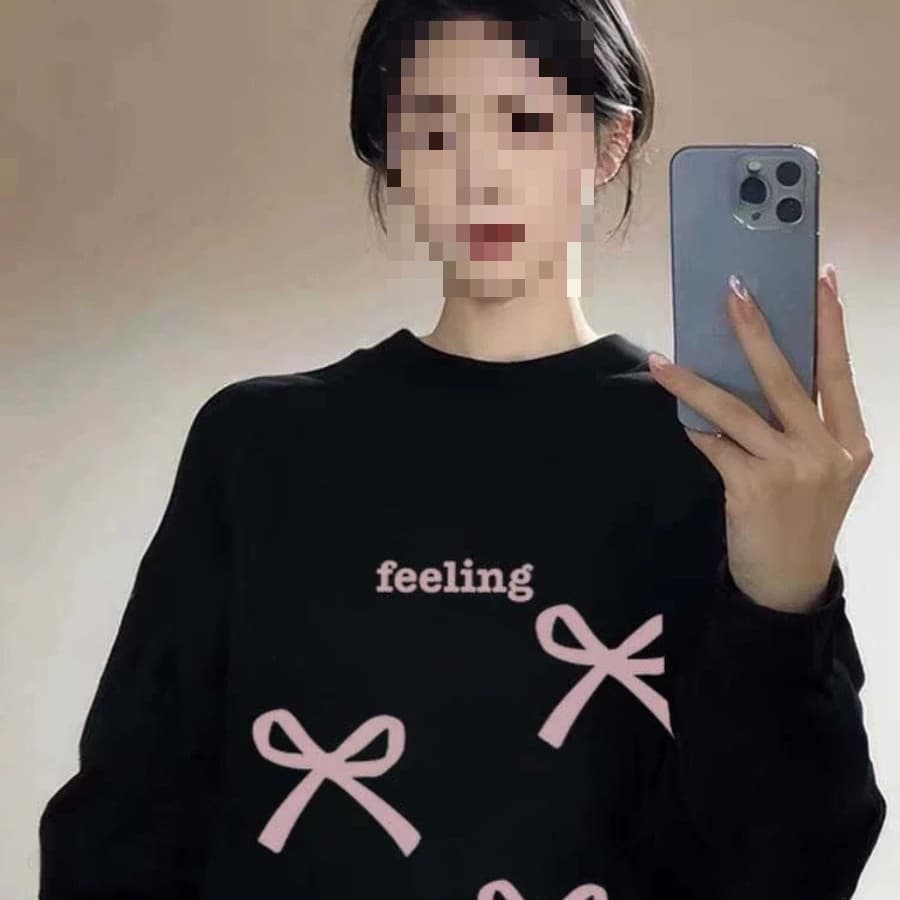 Korean-style cartoon casual long-sleeve round-neck fleece sweatshirt for women, new autumn/winter lazy fit loose fleece versatile top