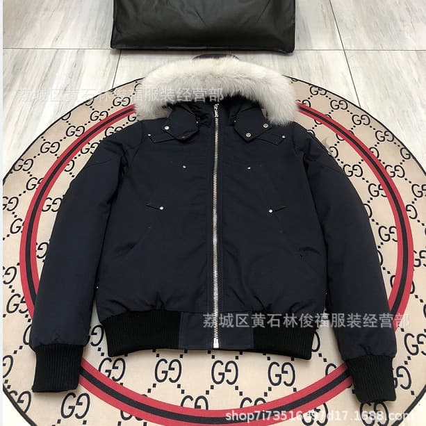 3Q Fox Fur 2025 Winter Gold Scissors Down Jacket Style 03 Women's Style 02 Men's Couple's Style Canada Unisex Outerwear