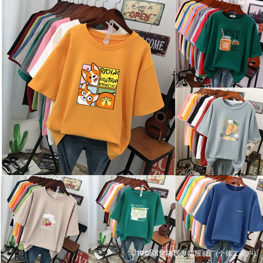 2026 Summer New Special Price Short Sleeve T-Shirt Women's Undershirt 9.9 Free Shipping Drop Shipping Cheap Street Stall Goods