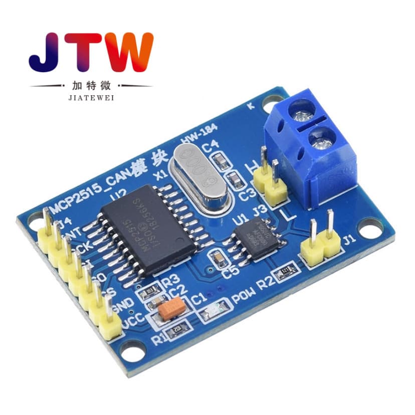 MCP2515 CAN Bus Module TJA1050 Receiver SPI Protocol 51 Microcontroller Program Example